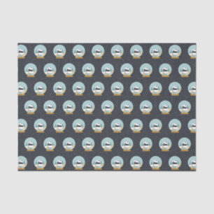 Cute Christmas Winter Snow Globe Pattern Tissue Paper