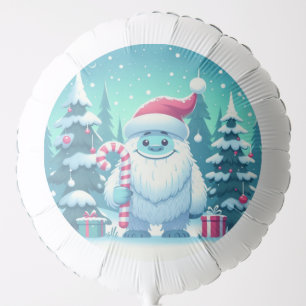 Cute Christmas/winter yeti Balloon