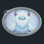 Cute Christmas/winter yeti Belt Buckle<br><div class="desc">.</div>