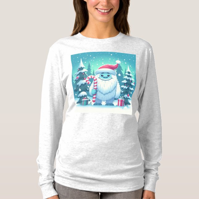 Cute Christmas/winter yeti T-Shirt (Front)