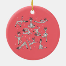 Cute Christmas Yoda Deer Ornament