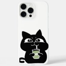 Cute Chubby Black Cat