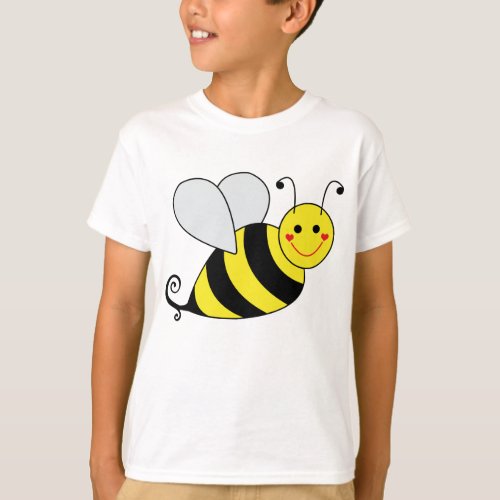 Cute Chubby Bumble Bee T_Shirt
