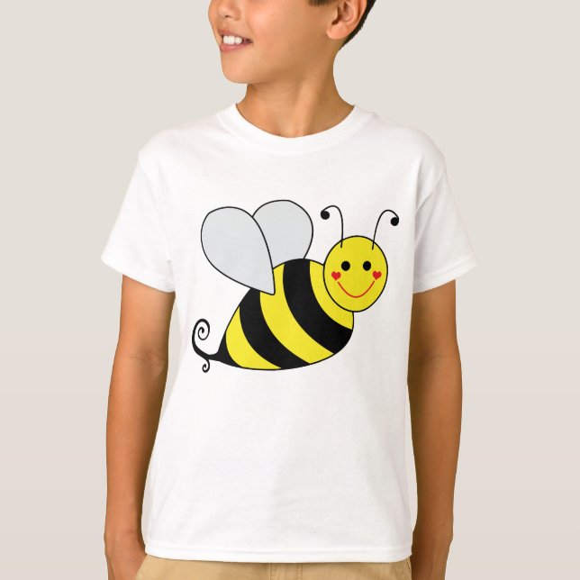 Cute Chubby Bumble Bee T-Shirt (Front)