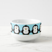 Cute Chubby Penguin Image Soup Mug (Front)