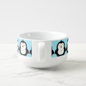 Cute Chubby Penguin Image Soup Mug (Back)