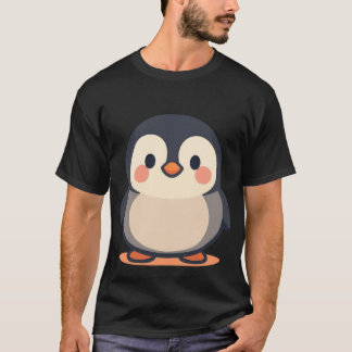 Cute Chubby Penguin Kawaii Baby Penguin  T-Shirt