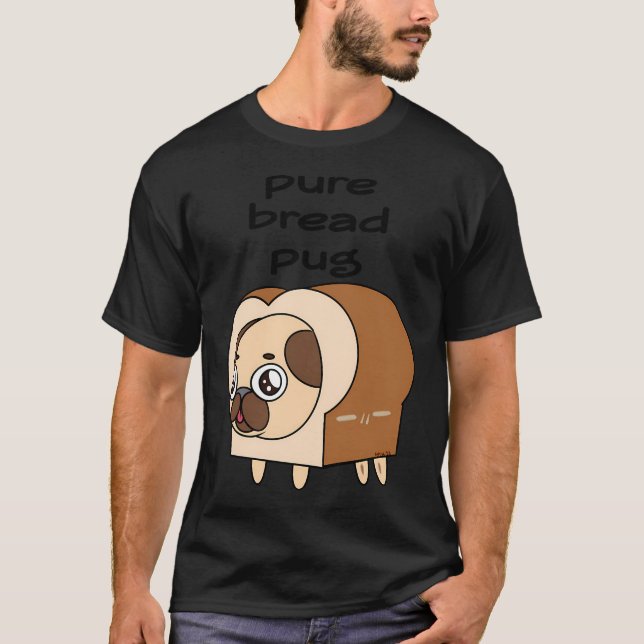 Cute Chubby Pug T-Shirt (Front)
