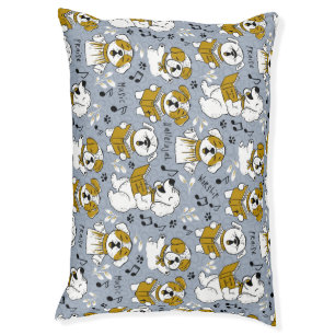 Cute Church choir singing puppies Pet Bed