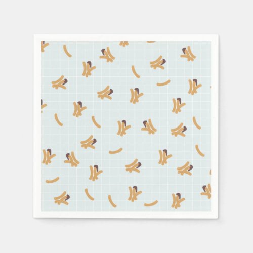Cute Churros Paper Napkins