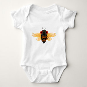 Cute Cicada Baby Bodysuit