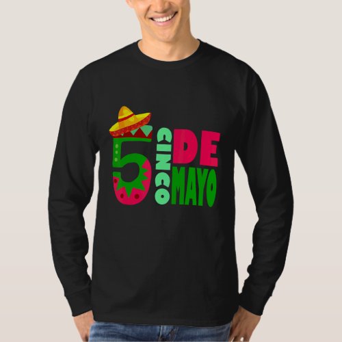 Cute Cinco De Mayo Fiesta 5 De Mayo Viva Mexico 1 T_Shirt