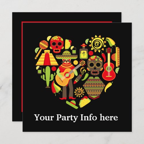 Cute Cinco De Mayo party Invitation