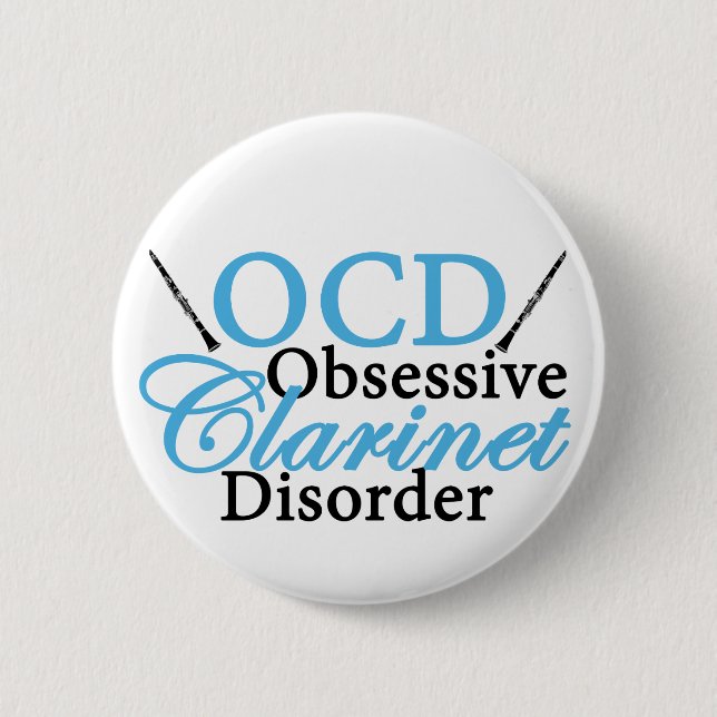Cute Clarinet Button (Front)