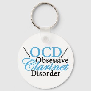 Cute Clarinet Keychain