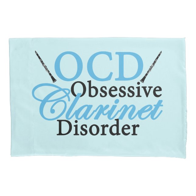 Cute Clarinet Pillow Case (Front)