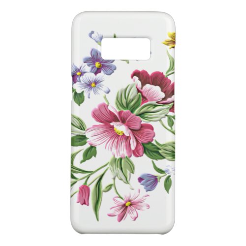Cute Classic Chic Ornate Vintage Floral Art Motif Case_Mate Samsung Galaxy S8 Case