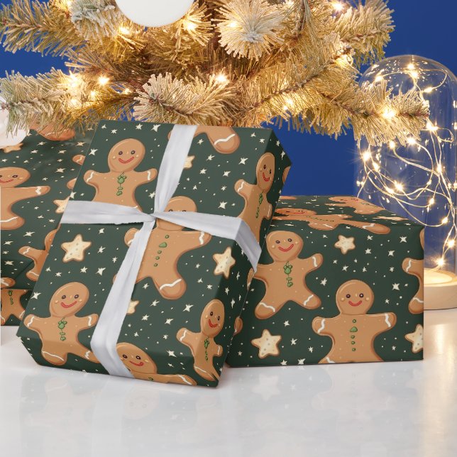 Cute Classic Christmas Wrapping Paper (Holidays)
