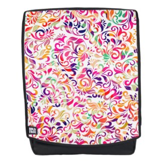 Cute classic colorful flowers pattern