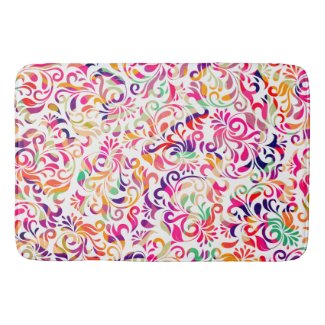 Cute classic colorful flowers pattern