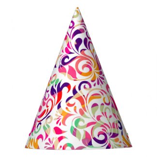 Cute classic colorful flowers pattern