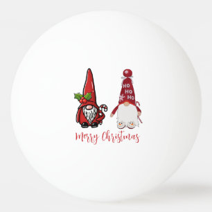 Cute Classic Gnomes Custom Christmas Ping Pong Ball