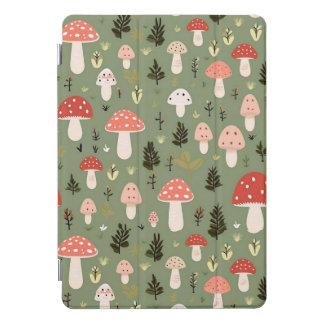 Cute classic Mushroom print iPad Pro Cover