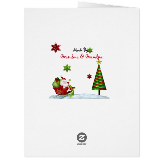 Cute Classic Santa Whimsey CUSTOM ALL SIZES (Back)