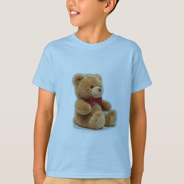 Cute Classic Teddy Bear Art Kids' T-Shirt (Front)