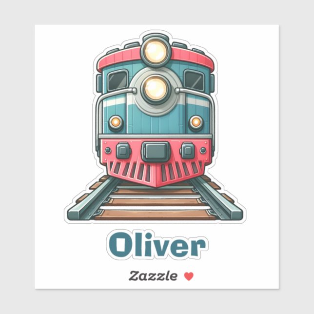 Cute Classic Train Boys' Sticker (Sheet)