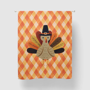 Cute, classic/vintage Thanksgiving Turkey Blackout Curtains