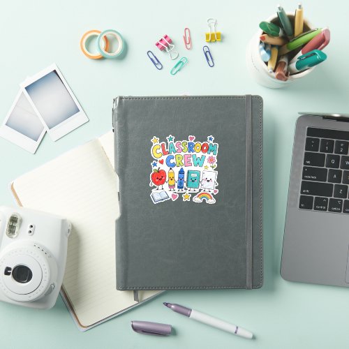Cute Classroom Crew Teacher Classroom Decor Sticker
