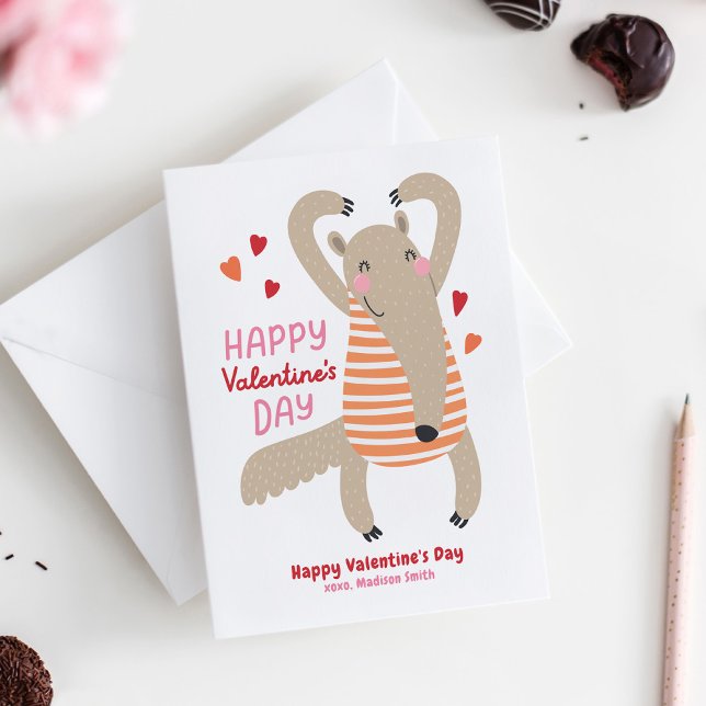 Cute Classroom Kid's Valentine's Day Cards (Kids Valentine's Day Card)