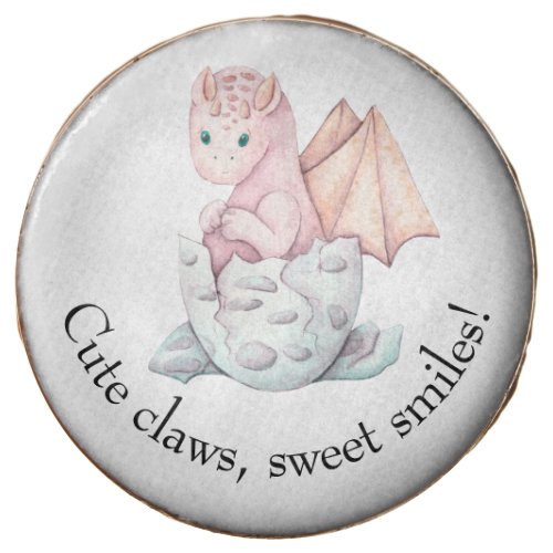 CUTE CLAWS SWEET SMILES DRAGON BABY SHOWER CHOCOLATE COVERED OREO