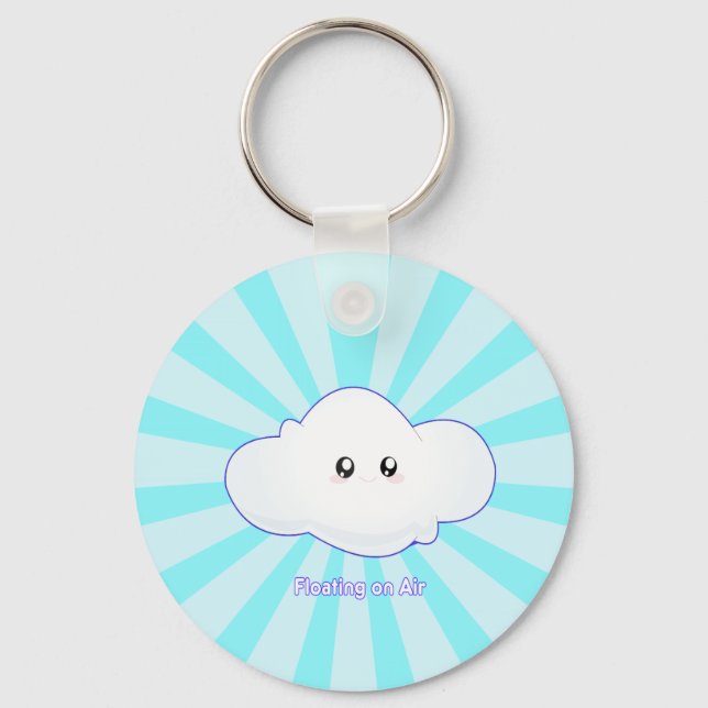 Cute Cloud Keychain (Front)
