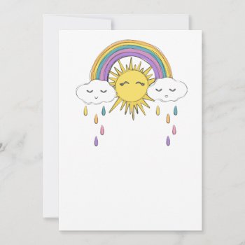 Cute Clouds And Sun by escapefromreality at Zazzle