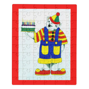 Cute clown jigsaw puzzle