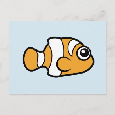 Cute Clownfish Postcard