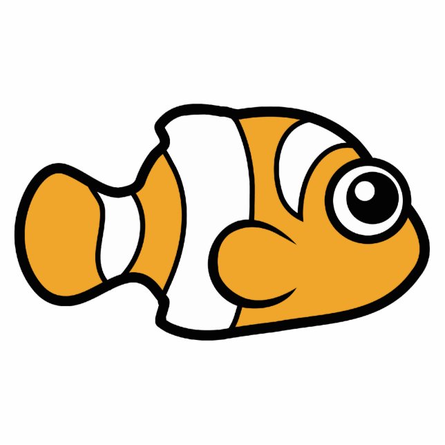 Cute Clownfish Statuette (Front)