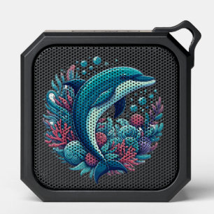 Cute, coastal/nautical dolphin  bluetooth speaker