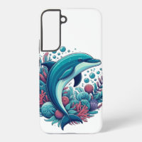 Cute, coastal/nautical dolphin