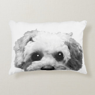 CUTE COCK-A-POO ACCENT PILLOW