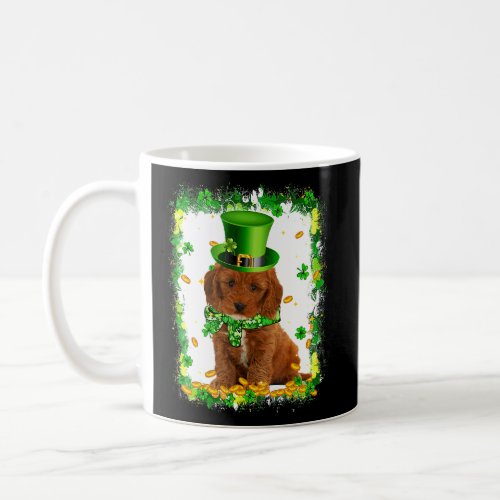 Cute Cockapoo Dog St Patricks Day Irish Shamrock B Coffee Mug