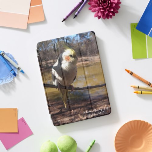 Cute Cockatiel Bird Customisable iPad Pro Cover