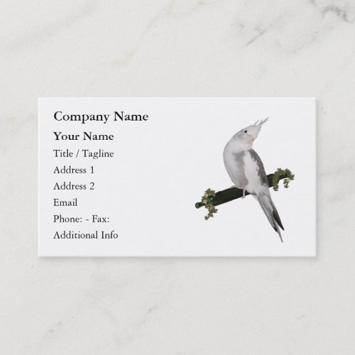 Cute Cockatiel Business Card