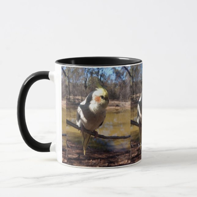 Cute Cockatiel Mug (Left)