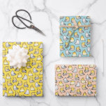 Cute Cockatiels Wrapping Paper Sheets