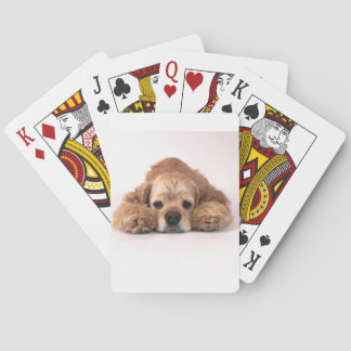 Cute Cocker Spaniel Poker Cards