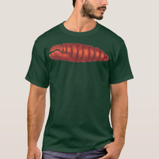 Cute Cocoon Hornworm pupa Watercolor Design T-Shirt