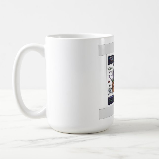 Cute Coding Frog Programmer Mug - Funny Developer  (Left)
